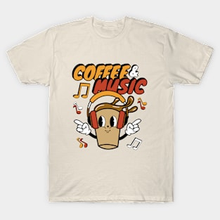 Coffee and music T-Shirt